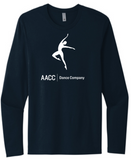 AACC Dance - Next Level Long Sleeve T Shirt (Navy Blue or Grey Frost)