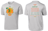 AA County Cheer Championships - Official Short Sleeve Performance Shirt (White, Grey or Black)