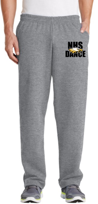 NHS Dance - Sweatpants (Joggers or Open Bottom) (Grey)
