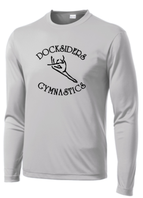 Docksiders- Official - Performance Long Sleeve (Grey, White or Black)