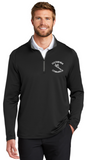 Docksiders - Men's Nike 1/4 ZIP (Black or Grey) (EMBROIDERED)