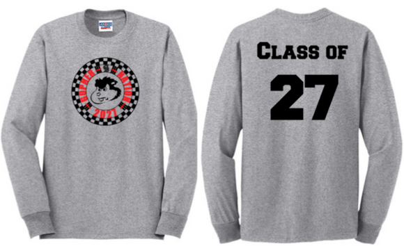 GB Class of 27 - 27 - Long Sleeve Shirt (Grey, Black or Red)