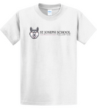 St. Joseph - Long Wolfie - Short Sleeve Shirt (Maroon, White, Black or Grey)