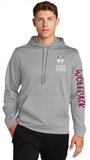 St. Joseph- Stacked with Sleeve - Performance Hoodie Sweatshirt (Maroon, White, Silver or Black) (YOUTH AND ADULT)