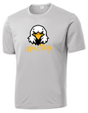 NHS Wrestling - Wrestling Eagle - SS Performance Shirt (Black or Silver)