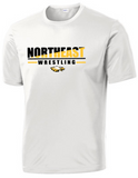 NHS Wrestling - Traditional - SS Performance Shirt (White or Silver)