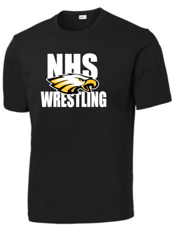 NHS Wrestling - Letters - SS Performance Shirt