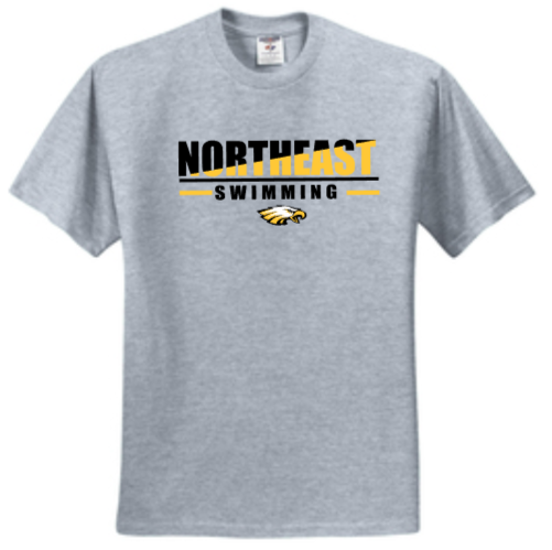 NHS Swimming - Letters - Short Sleeve Shirt (Grey or White)