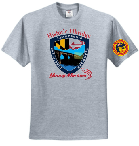 Elkridge Historic Young Marines - Short Sleeve Shirt (Black or Grey)