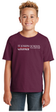 St. Joseph School - Youth Short Sleeve - Wolfpack (Maroon, Black, White, Grey or Pink)