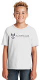 St. Joseph School - Youth Short Sleeve - Wolfie Long Logo (Maroon, Black, White, Grey or Pink)
