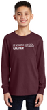 St. Joseph School - Youth Long Sleeve - Wolfpack (Maroon, Black, White or Grey)