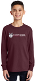 St. Joseph School - Youth Long Sleeve - Wolfie Long Logo (Maroon, Black, White or Grey)