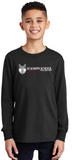 St. Joseph School - Youth Long Sleeve - Wolfie Long Logo (Maroon, Black, White or Grey)