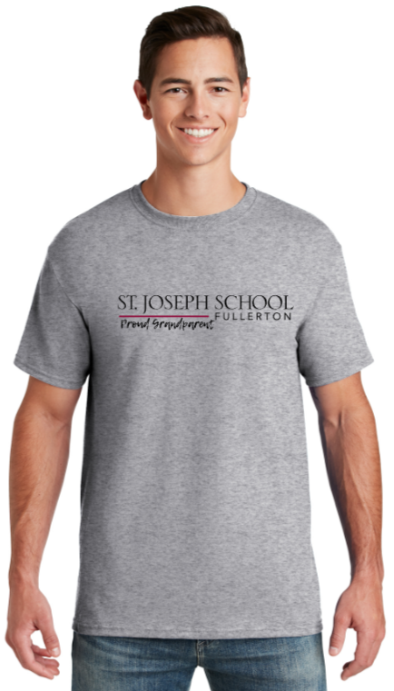 St. Joseph School - Adult Short Sleeve - Grandparent Shirt (Maroon, Black, White, Grey or Pink)