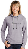 St. Joseph School - Lady French Terry Lightweight Pullover - Wolfie Long (Heather Grey or Heather Black)