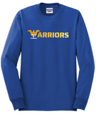 Warrior Gymnastics - Gradient Letters - Long Sleeve Shirt (Blue or Black)