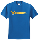 Warriors Gymnastics - Gradient Letters - Short Sleeve Shirt (Blue or Black)