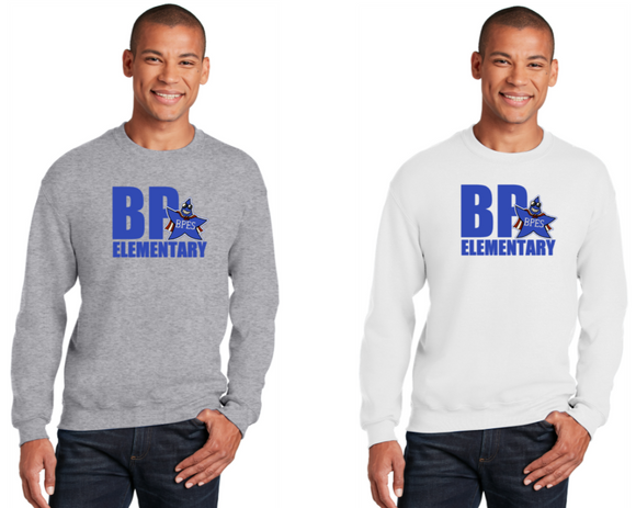 BPES - BP - Crew Neck Sweatshirt (White or Grey)