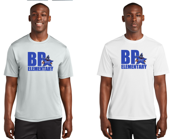 BPES - BP - SS Performance Shirt (White or Grey)