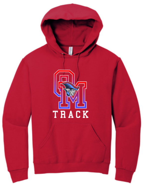 OMHS Track - Gradient Hoodie Sweatshirt (Red, Blue or Black)
