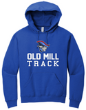 OMHS Track - Classic Hoodie Sweatshirt (Red, Blue or Black)