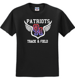OMHS Track - Shield Short Sleeve Shirt (Red, Blue or Black)