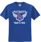 OMHS Track - Shield Short Sleeve Shirt (Red, Blue or Black)