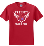 OMHS Track - Shield Short Sleeve Shirt (Red, Blue or Black)
