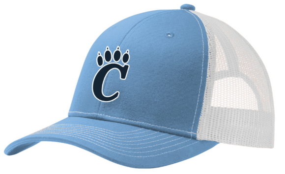 CHS Softball - Carolina Blue and White Trucker Hat