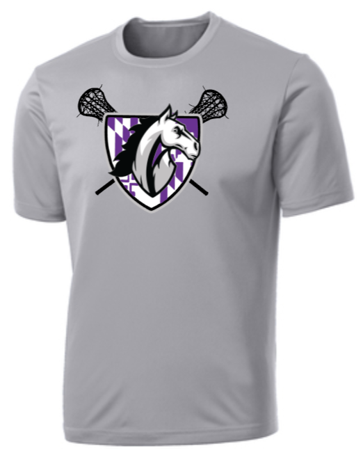 Meade Lax - Official Performance Short Sleeve (Black / Silver)