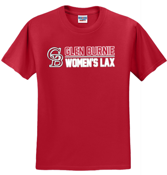 GB Lax - Letters - Short Sleeve T Shirt