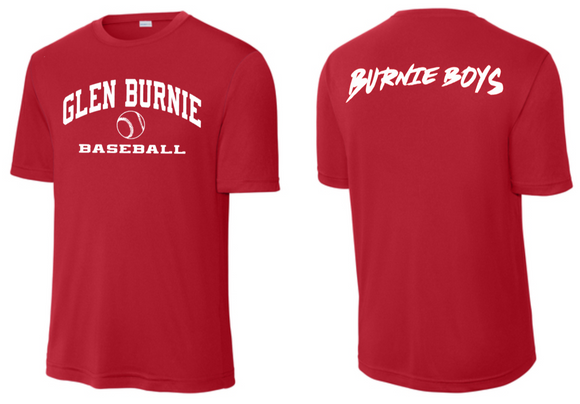 GB Baseball - Official - Burnie Boys  - Performance Short Sleeve T Shirt