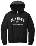 GB Baseball - Official - Hoodie Sweatshirt (Red or Black)