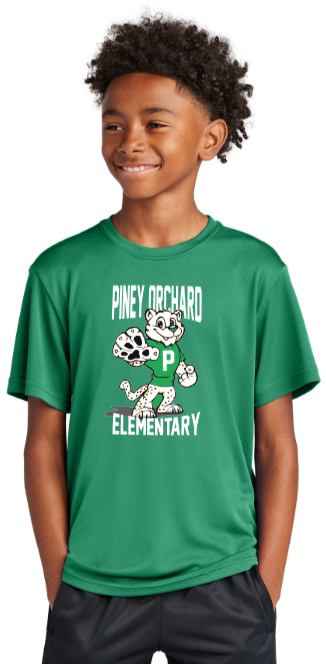 POES - Official - SS Performance Shirt (White, Green or Grey) (Youth or Adult)
