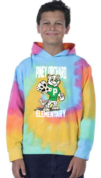 POES - Official - YOUTH Tie Dye Hoodie