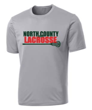 NCHS Lax - Official Performance Short Sleeve (White, Black, Silver, Pink or Red)