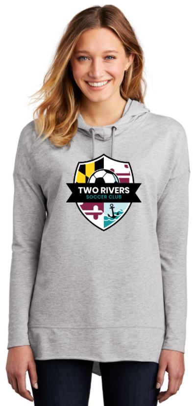 Two Rivers - Featherweight French Terry Hoodie (Light Heather Grey)