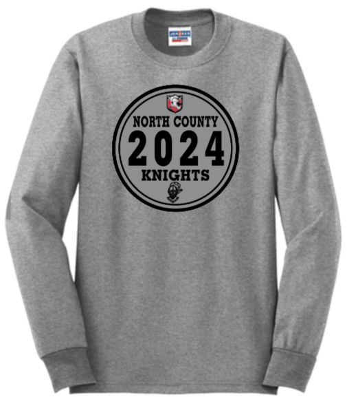 NCHS 2024 - CIRCLE - Long Sleeve T Shirt (Grey, White or Black)