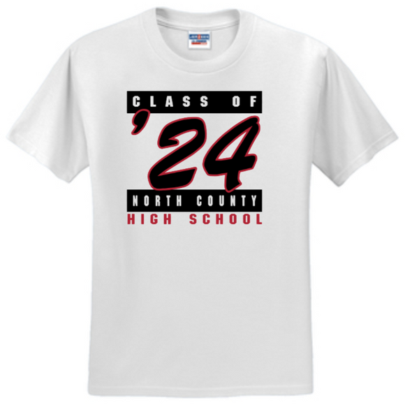 NCHS 2024 - 2024 - Short Sleeve T Shirt (White or Grey)