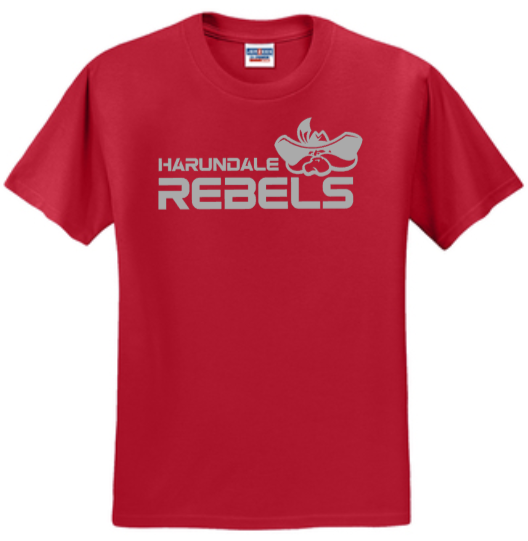 Harundale Baseball - Classic - Red Short Sleeve T Shirt