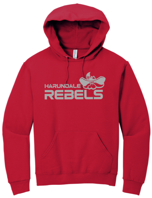 Harundale Baseball - Classic - Red Hoodie Sweatshirt