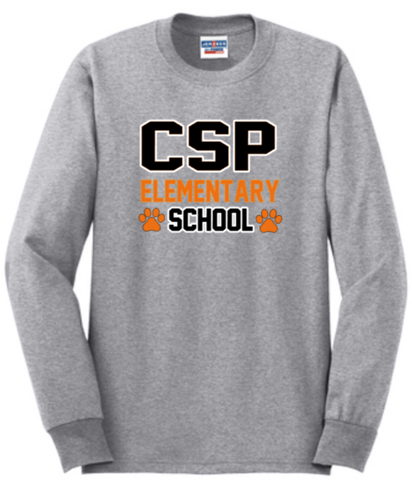 CSPES - CSP - Long Sleeve T Shirt (White or Grey)