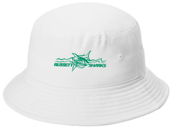 Russet Sharks - Port Authority Value Bucket Hat (White)