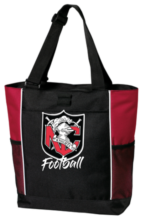 NC Football - Shield Tote Bag