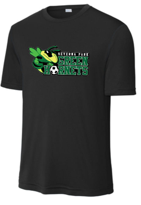 Severna Park Soccer - Green Hornets - Performance Short Sleeve T Shirt