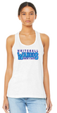 Whitehall Wahoos - Ladies Racer Back Tank Tops (Grey or White)