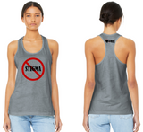 Speak Your Truth - Grey - Speak. Listen. Be Moved. Ladies Racer Back Tank Tops