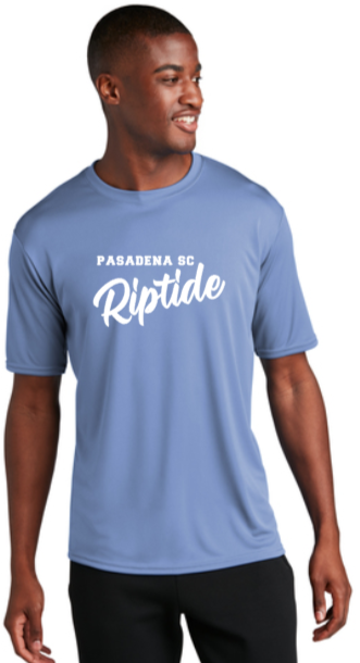 PSC Riptide - Lettering Performance Short Sleeve (Navy Blue, Carolina Blue or White)
