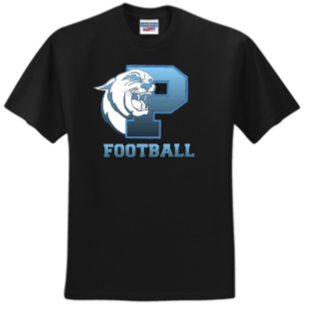 Panthers Homecoming - Panthers Football Short Sleeve (Black or Grey)